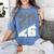 Class Of 2026 High School Senior Graduation Grey Sport Style Women's Comfort Colors T-Shirt Blue Jean