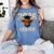 Class Of 2026 Highland Cow Senior Graduation School Pride Women's Comfort Colors T-Shirt Blue Jean