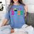 Class Of 2027 Shirt For Boys And Girls Fun 2027 Graduation Women's Comfort Colors T-Shirt Blue Jean
