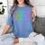 Class Of 2031 High School Graduation Date Kindergarten Shirt Women's Comfort Colors T-Shirt Blue Jean