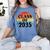 Class Of 2035 Senior Graduate Retro Graduation Women's Comfort Colors T-Shirt Blue Jean