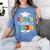 Class Of 2038 First Day Of School & Graduation 2038 Women's Comfort Colors T-Shirt Blue Jean