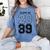 Class Of 2039 Blue Graduation Senior Student Tee Women's Comfort Colors T-Shirt Blue Jean