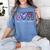 Class Of 74 1974 50th Class Reunion Tie Dye Graduation Items Women's Comfort Colors T-Shirt Blue Jean