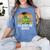 Class Of Dinosaur Apparel 2022 Graduation Graduate Dino Boy Women's Comfort Colors T-Shirt Blue Jean