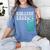 College Grad Class Of 2029 Graduation Women's Comfort Colors T-Shirt Blue Jean