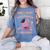 College Graduation 2018 Shirt Graduate For Her Women's Comfort Colors T-Shirt Blue Jean
