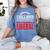 College Graduation For Conservatives Women's Comfort Colors T-Shirt Blue Jean