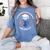 Congratulations Graduate You Did It Class Of 2024 Graduation Women's Comfort Colors T-Shirt Blue Jean