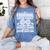 Criminal Justice Degree Graduation Criminal Justice Student Women's Comfort Colors T-Shirt Blue Jean