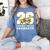 Criminal Justice Graduate Graduated Class Of 2026 Graduation Premium Women's Comfort Colors T-Shirt Blue Jean
