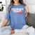 Culinary School Graduation Class Of 2018 Women's Comfort Colors T-Shirt Blue Jean