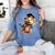 Cute Graduation Bear To Celebrate Your Graduate Women's Comfort Colors T-Shirt Blue Jean