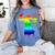Dabbing Graduate 2018 Graduation Celebration Women's Comfort Colors T-Shirt Blue Jean