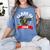 Dabbing Graduation Class Of 2018 TShirt History Month Women's Comfort Colors T-Shirt Blue Jean