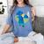 Dabbing Graduation Class Of 2019 Men Women Youth T Shirt Women's Comfort Colors T-Shirt Blue Jean