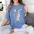 Dabbing Graduation Class Of 2025 Woman Graduation Women's Comfort Colors T-Shirt Blue Jean