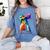 Dabbing Graduation Women Women's Comfort Colors T-Shirt Blue Jean