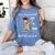 The Dabbing Llama Graduation Class Of 2018 T-Shirt Women's Comfort Colors T-Shirt Blue Jean