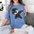 Dabbing Panda Bear Graduation Senior 2019 Shirt Women's Comfort Colors T-Shirt Blue Jean