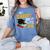 My Daddy Did It And He Did It For Me Graduate Graduation Women's Comfort Colors T-Shirt Blue Jean