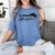 My Daughter Mastered It Tee Shirt Masters Graduation Women's Comfort Colors T-Shirt Blue Jean