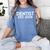 Dentist Graduation Dentist Est 2018 Tee Him Her Women's Comfort Colors T-Shirt Blue Jean