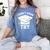 I Didn't Even Try 2018 Senior Graduation Shirt Women's Comfort Colors T-Shirt Blue Jean