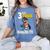Dinosaur Graduation Cap Gown 3rd Grade Graduate Nailed It Women's Comfort Colors T-Shirt Blue Jean