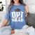 Doctor Of Physical Therapy Graduation T-Shirt Therapist DPT Women's Comfort Colors T-Shirt Blue Jean