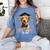 Dog Class Of 2024 Graduation Senior 2024 Men Women Girls Kids Women's Comfort Colors T-Shirt Blue Jean