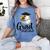 Eagle Grad Squad Class Of 2019 Graduation Women's Comfort Colors T-Shirt Blue Jean