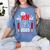 Earned It 2025 For Nurse Graduation Or RN LPN Class Of 2025 Women's Comfort Colors T-Shirt Blue Jean