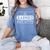 Earned Not Given Police Graduation Deputy Sheriff Women's Comfort Colors T-Shirt Blue Jean