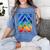 Eat Beach Sleep Repeat Summer Vacation Graduation Tees Men Women Kids Women's Comfort Colors T-Shirt Blue Jean