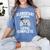 Elementary School Graduation Gamer Graduate Women's Comfort Colors T-Shirt Blue Jean