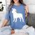 English Mastiff Graduation Dog Graduate Women's Comfort Colors T-Shirt Blue Jean