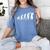 Evolution Of Dab Dabbing Dabbin' Graduation School T-Shirt Women's Comfort Colors T-Shirt Blue Jean