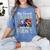My Favorite Airman Calls Me Nana Air Force Graduation Nana Women's Comfort Colors T-Shirt Blue Jean