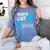 Fifth Grade Graduation Peace Out 5th Grade Boys Women's Comfort Colors T-Shirt Blue Jean