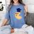 Flossing Cashew OIT For Tree Nut OIT Graduation Women's Comfort Colors T-Shirt Blue Jean
