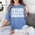 Future Aerospace Engineer College Graduate Graduation Women's Comfort Colors T-Shirt Blue Jean