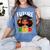 Future HBCU Grad Afro Girl College Graduation Kids Women's Comfort Colors T-Shirt Blue Jean
