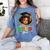 Future HBCU Grad Girl Kids Graduation HBCU College Women's Comfort Colors T-Shirt Blue Jean