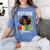 Future HBCU Grad Girl HBCU Toddler Kids Graduation Women's Comfort Colors T-Shirt Blue Jean