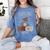 Future HBCU Grad Graduate Afro Boy College Graduation Women's Comfort Colors T-Shirt Blue Jean