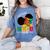 Future HBCU Grad History Girl Graduation HBCU Kids Women's Comfort Colors T-Shirt Blue Jean