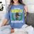 Future HBCU Graduation Shirt College Flossing Girl Tee Women's Comfort Colors T-Shirt Blue Jean