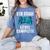 Gamer Graduation 5th Grade Level Complete Video Games Boys Women's Comfort Colors T-Shirt Blue Jean