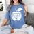 Geography Teacher Est 2018 School Graduation T Shirt Women's Comfort Colors T-Shirt Blue Jean